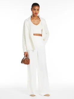 Wool and cashmere pea coat