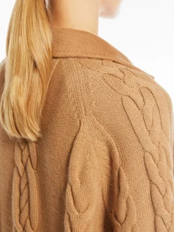Wool and cashmere pea coat