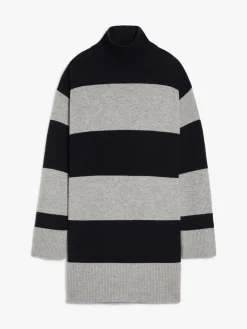 Wool and cashmere polo-neck dress