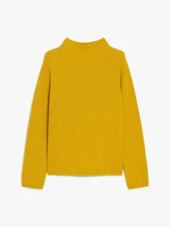 Wool and cashmere ribbed jumper