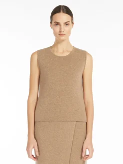 Wool and cashmere top