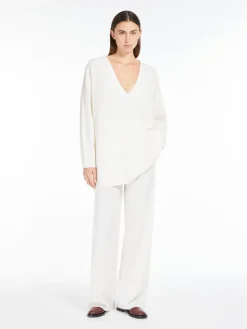 Wool and cashmere trousers