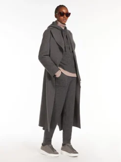 Wool and cashmere trousers