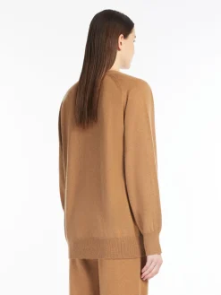Wool and cashmere V-neck cardigan
