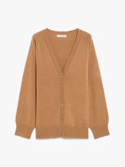 Wool and cashmere V-neck cardigan