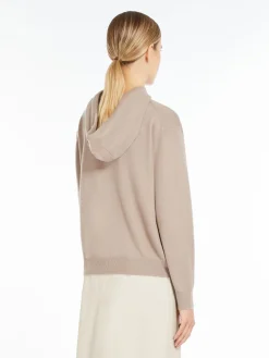 Wool and cashmere yarn sweatshirt