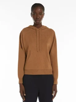Wool and cashmere yarn sweatshirt