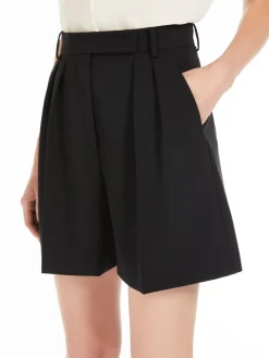 Wool and mohair shorts