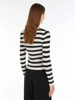 Wool and silk cardigan