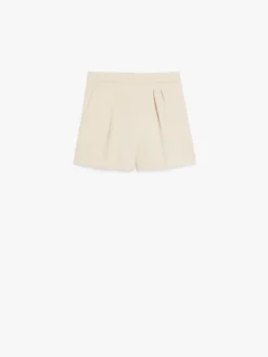 Wool canvas shorts