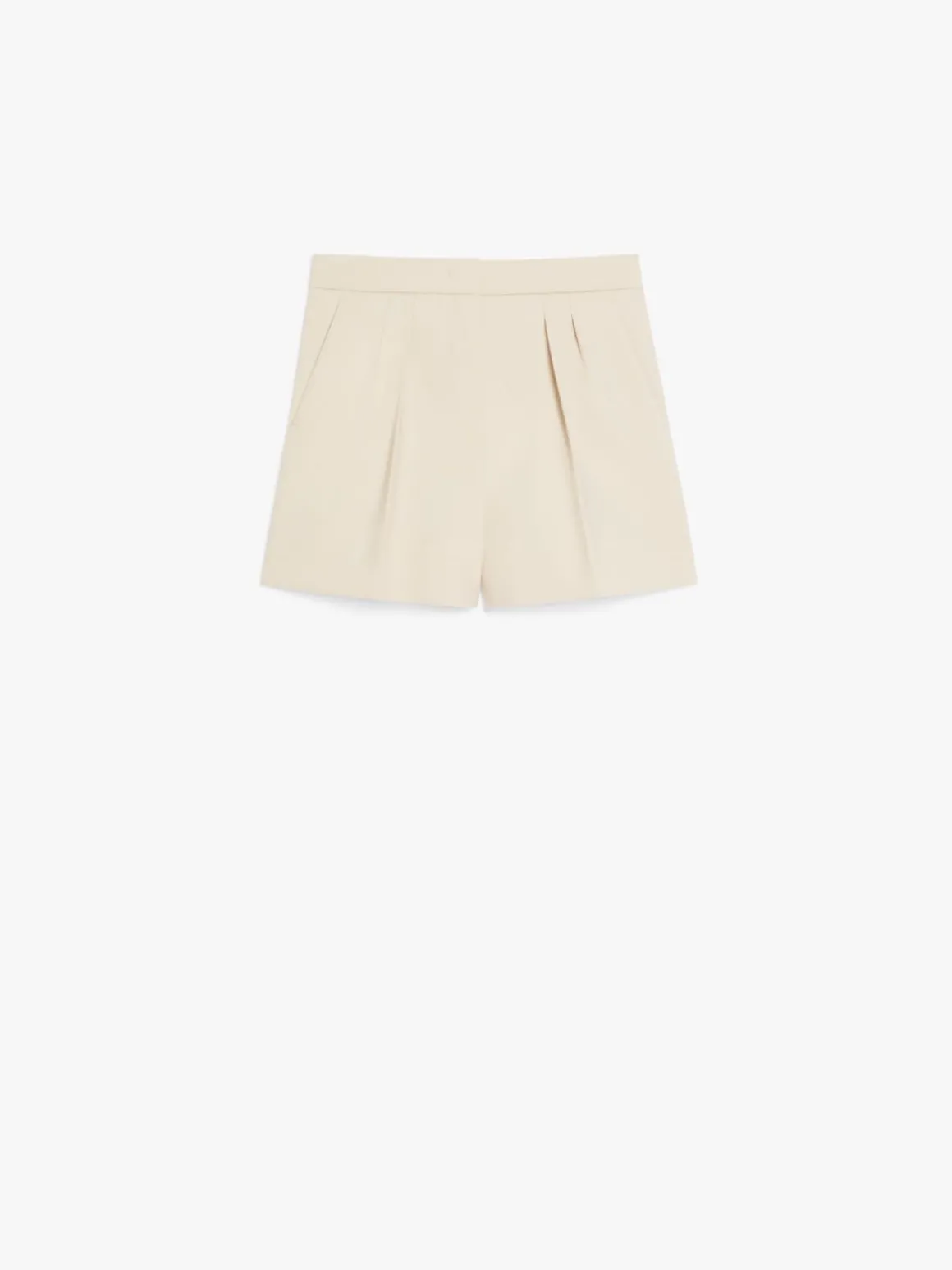 Wool canvas shorts