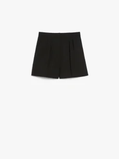 Wool canvas shorts