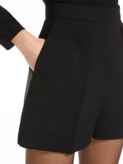 Wool canvas shorts