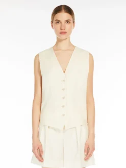 Wool canvas waistcoat