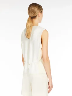 Wool canvas waistcoat