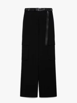 Wool cargo trousers