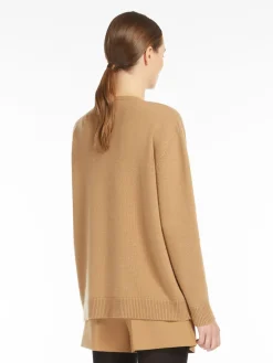 Wool, cashmere and sequin pullover