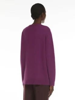 Wool, cashmere and sequin pullover