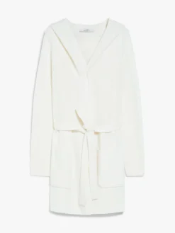 Wool coat with belt