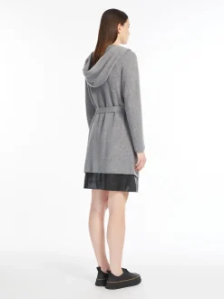 Wool coat with belt