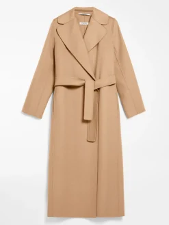 Wool coat with belt