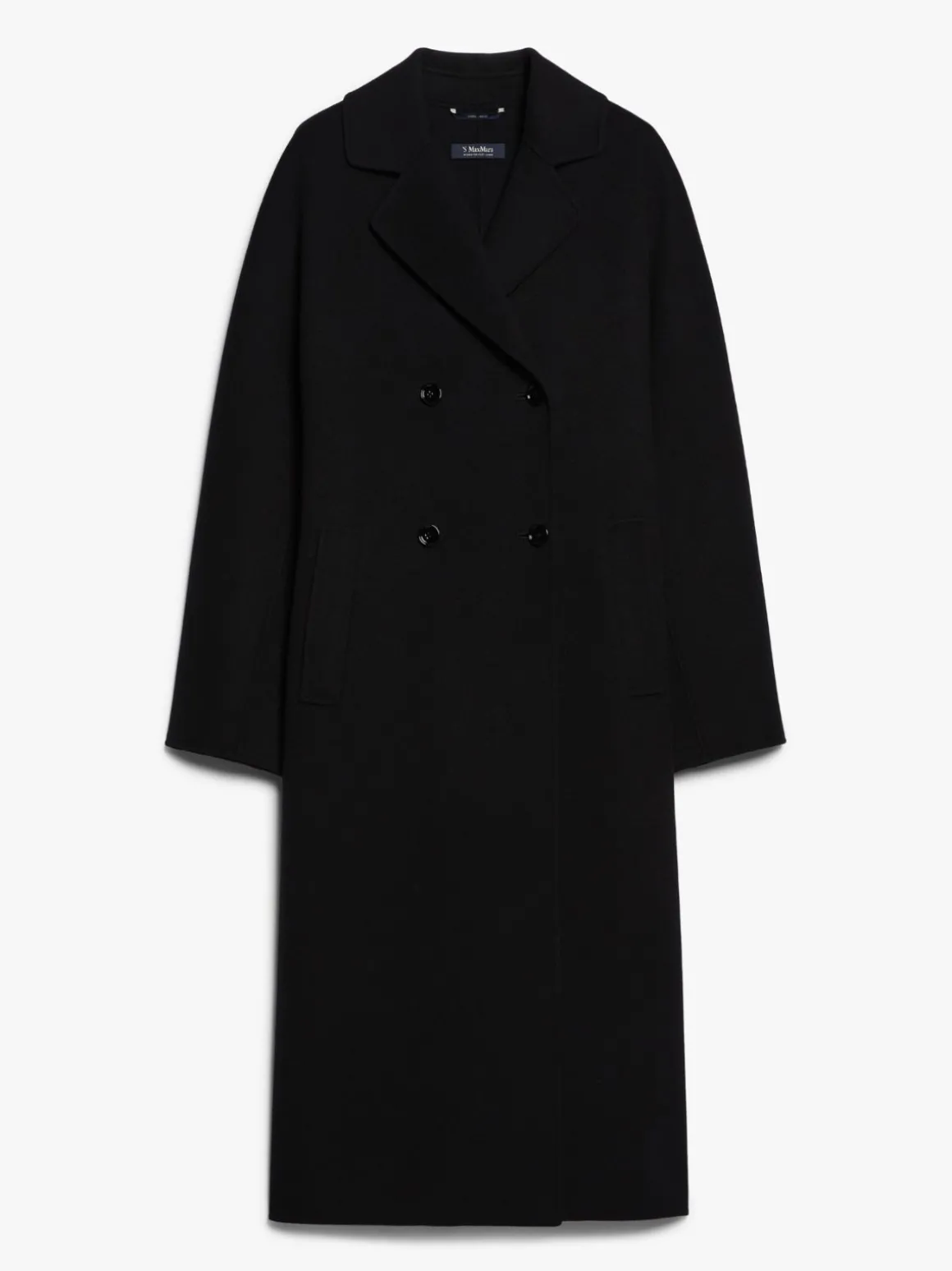 Wool coat with buttons