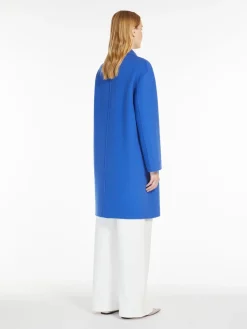 Wool cocoon coat