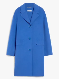 Wool cocoon coat