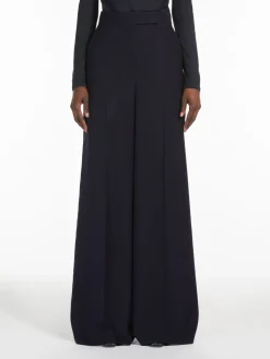 Wool cordonet trousers