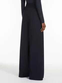 Wool cordonet trousers