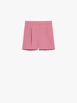 Wool crêpe shorts