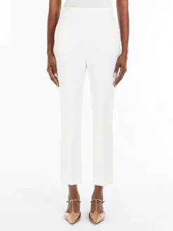 Wool crêpe trousers