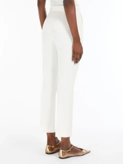 Wool crêpe trousers