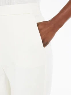 Wool crêpe trousers