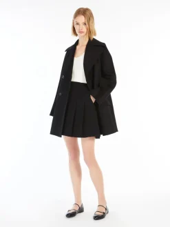 Wool double-breasted pea coat