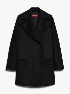 Wool double-breasted pea coat