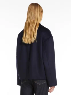 Wool drap pea coat