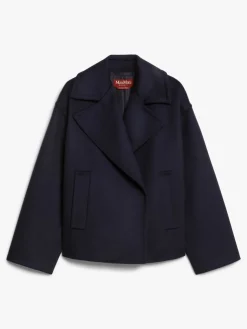 Wool drap pea coat