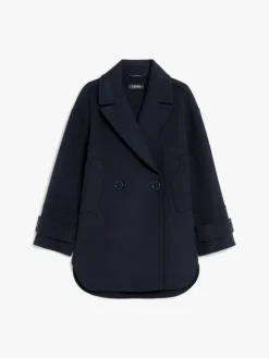 Wool drap pea coat