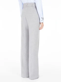 Wool drap trousers