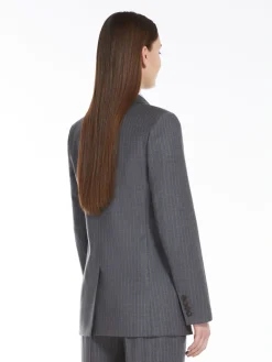 Wool flannel blazer