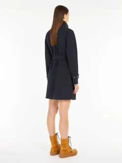 Wool gabardine dress