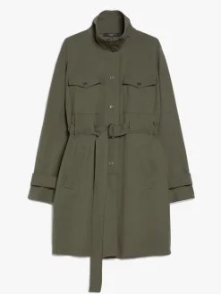 Wool gabardine dress