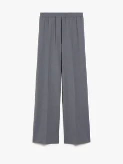 Wool gabardine trousers