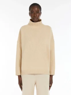 Wool high-neck sweater