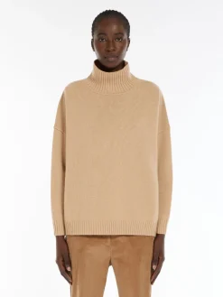 Wool high-neck sweater