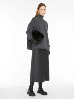 Wool high-neck sweater