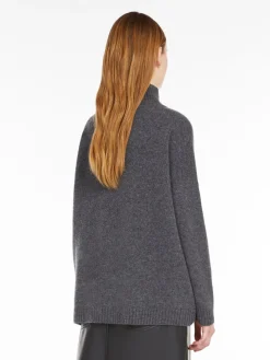 Wool high-neck sweater