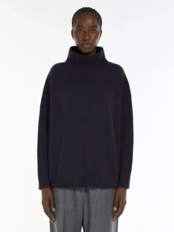 Wool high-neck sweater