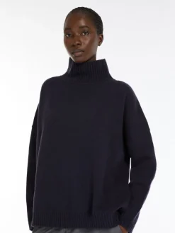 Wool high-neck sweater